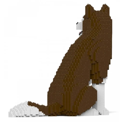 Jekca Games-- Husky 4-in-1 Pack 01S-M03 - Lego - Sculpture - Construction - 4D - Brick Animals - Toys - Avvenice