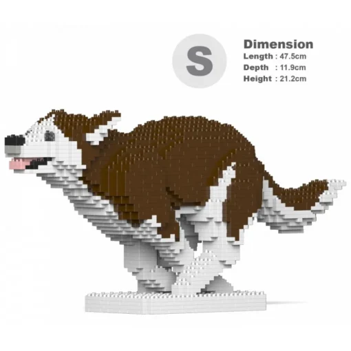 Jekca Games-- Husky 4-in-1 Pack 01S-M03 - Lego - Sculpture - Construction - 4D - Brick Animals - Toys - Avvenice