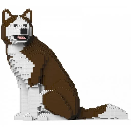 Jekca Games-- Husky 4-in-1 Pack 01S-M03 - Lego - Sculpture - Construction - 4D - Brick Animals - Toys - Avvenice