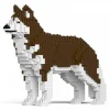 Jekca Games-- Husky 01-M03 - Big - Lego - Sculpture - Construction - 4D - Brick Animals - Toys - Avvenice