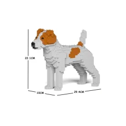 Jekca Games-- Jack Russell Terrier - Dog - 01S-M01 - Lego - Sculpture - Construction - 4D - Brick Animals - Toys - Avvenice