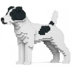 Jekca Games-- Jack Russell Terrier 01S-M02 - Lego - Sculpture - Construction - 4D - Brick Animals - Toys - Avvenice