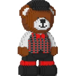 Jekca Games-- Bear (Welsh) 01 - Lego - Sculpture - Construction - 4D - Brick Animals - Toys - Avvenice