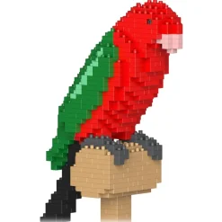 Jekca Games-- King Parrot 01S - Lego - Sculpture - Construction - 4D - Brick Animals - Toys - Avvenice