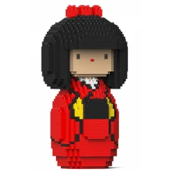 Jekca Games-- Kokeshi Doll 01S-M01 - Lego - Sculpture - Construction - 4D - Brick Animals - Toys - Avvenice