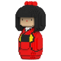 Jekca Games-- Kokeshi Doll 01S-M01 - Lego - Sculpture - Construction - 4D - Brick Animals - Toys - Avvenice