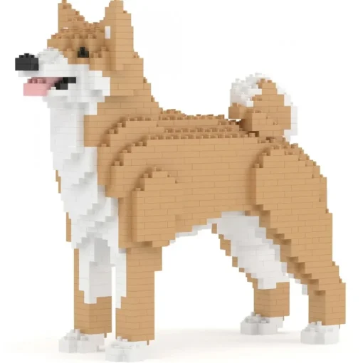 Jekca Games-- Korean Jindo 01 - Lego - Sculpture - Construction - 4D - Brick Animals - Toys - Avvenice