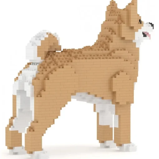 Jekca Games-- Korean Jindo 01 - Lego - Sculpture - Construction - 4D - Brick Animals - Toys - Avvenice