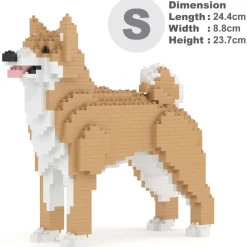 Jekca Games-- Korean Jindo 01 - Lego - Sculpture - Construction - 4D - Brick Animals - Toys - Avvenice