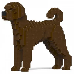 Jekca Games-- Labradoodle 01-M03 - Big - Lego - Sculpture - Construction - 4D - Brick Animals - Toys - Avvenice
