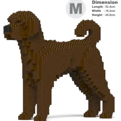 Jekca Games-- Labradoodle 01-M03 - Big - Lego - Sculpture - Construction - 4D - Brick Animals - Toys - Avvenice