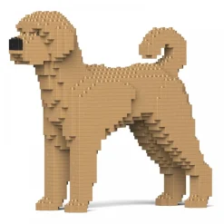 Jekca Games-- Labradoodle 01S-M02 - Lego - Sculpture - Construction - 4D - Brick Animals - Toys - Avvenice