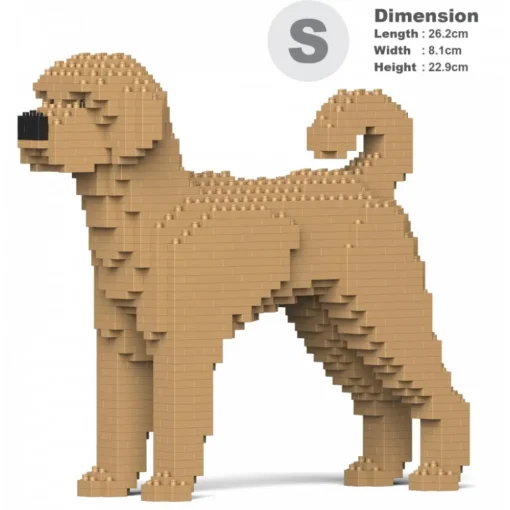 Jekca Games-- Labradoodle 01S-M02 - Lego - Sculpture - Construction - 4D - Brick Animals - Toys - Avvenice