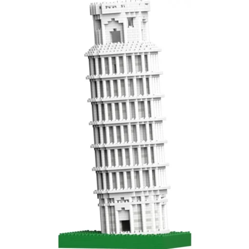 Jekca Games-- Leaning Tower of Pisa 01S - Lego - Sculpture - Construction - 4D - Brick Animals - Toys - Avvenice