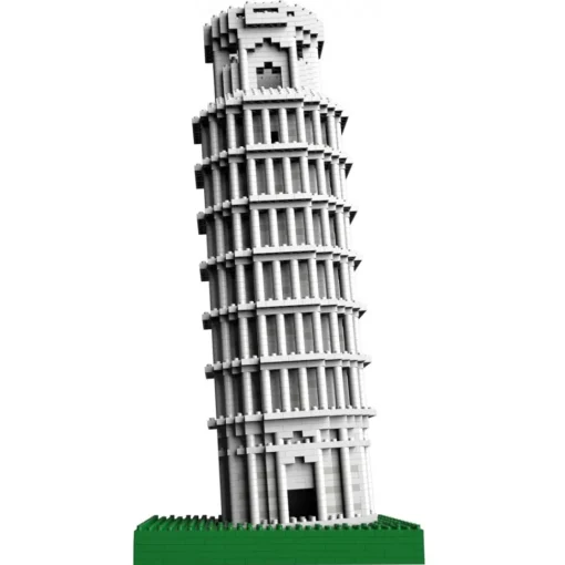 Jekca Games-- Leaning Tower of Pisa 01S - Lego - Sculpture - Construction - 4D - Brick Animals - Toys - Avvenice