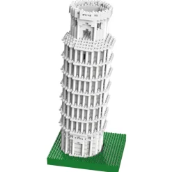 Jekca Games-- Leaning Tower of Pisa 01S - Lego - Sculpture - Construction - 4D - Brick Animals - Toys - Avvenice