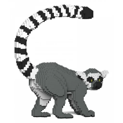 Jekca Games-- Lemur 01S - Lego - Sculpture - Construction - 4D - Brick Animals - Toys - Avvenice
