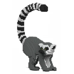 Jekca Games-- Lemur 01S - Lego - Sculpture - Construction - 4D - Brick Animals - Toys - Avvenice