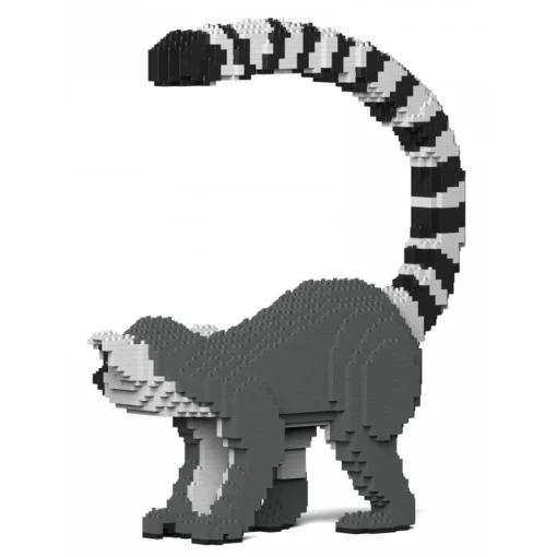 Jekca Games-- Lemur 01S - Lego - Sculpture - Construction - 4D - Brick Animals - Toys - Avvenice
