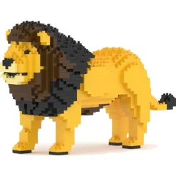 Jekca Games-- Lion 01 - Big - Lego - Sculpture - Construction - 4D - Brick Animals - Toys - Avvenice