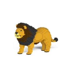 Jekca Games-- Lion - Mammal - 01S - Lego - Sculpture - Construction - 4D - Brick Animals - Toys - Avvenice