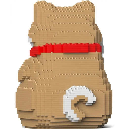 Jekca Games-- Lucky Shiba Inu 01-M01 - Big - Lego - Sculpture - Construction - 4D - Brick Animals - Toys - Avvenice