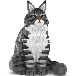 Jekca Games-- Maine Coon 01S-M02 - Lego - Sculpture - Construction - 4D - Brick Animals - Toys - Avvenice
