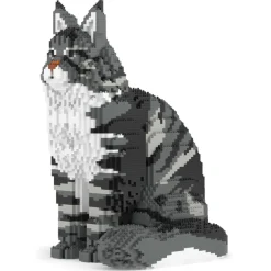 Jekca Games-- Maine Coon 01S-M02 - Lego - Sculpture - Construction - 4D - Brick Animals - Toys - Avvenice