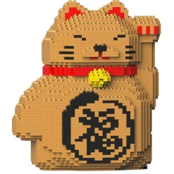 Jekca Games-- Maneki Neko 02-M02 - Big - Lego - Sculpture - Construction - 4D - Brick Animals - Toys - Avvenice
