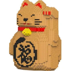 Jekca Games-- Maneki Neko 02-M02 - Big - Lego - Sculpture - Construction - 4D - Brick Animals - Toys - Avvenice