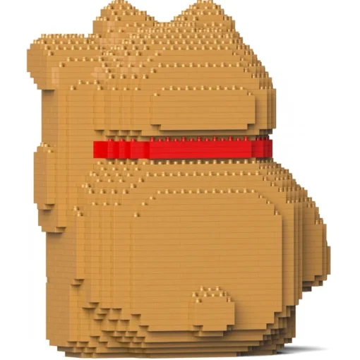 Jekca Games-- Maneki Neko 02-M02 - Big - Lego - Sculpture - Construction - 4D - Brick Animals - Toys - Avvenice