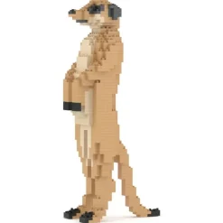 Jekca Games-- Meerkat 01 - Big - Lego - Sculpture - Construction - 4D - Brick Animals - Toys - Avvenice