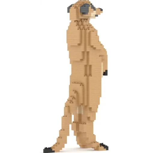 Jekca Games-- Meerkat 01 - Big - Lego - Sculpture - Construction - 4D - Brick Animals - Toys - Avvenice