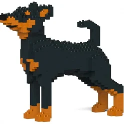 Jekca Games-- Miniature Pinscher 01-M01 - Big - Lego - Sculpture - Construction - 4D - Brick Animals - Toys - Avvenice