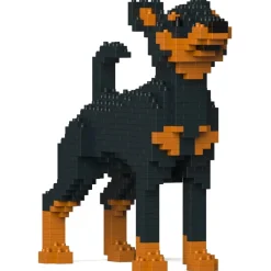 Jekca Games-- Miniature Pinscher 01-M01 - Big - Lego - Sculpture - Construction - 4D - Brick Animals - Toys - Avvenice