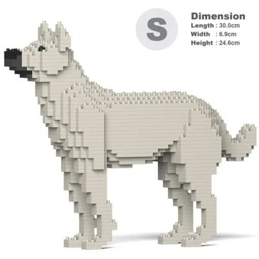 Jekca Games-- Mongrel 01S-M03 - Lego - Sculpture - Construction - 4D - Brick Animals - Toys - Avvenice
