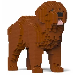 Jekca Games-- Newfoundland Dog 01-M01 - Big - Lego - Sculpture - Construction - 4D - Brick Animals - Toys - Avvenice
