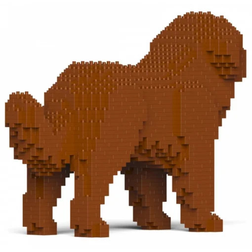 Jekca Games-- Newfoundland Dog 01-M01 - Big - Lego - Sculpture - Construction - 4D - Brick Animals - Toys - Avvenice