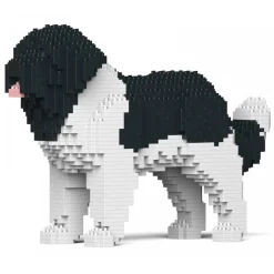 Jekca Games-- Newfoundland Dog 01S-M03 - Lego - Sculpture - Construction - 4D - Brick Animals - Toys - Avvenice