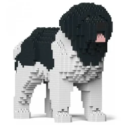 Jekca Games-- Newfoundland Dog 01S-M03 - Lego - Sculpture - Construction - 4D - Brick Animals - Toys - Avvenice