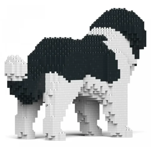 Jekca Games-- Newfoundland Dog 01S-M03 - Lego - Sculpture - Construction - 4D - Brick Animals - Toys - Avvenice