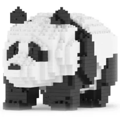 Jekca Games-- Panda 02 - Big - Lego - Sculpture - Construction - 4D - Brick Animals - Toys - Avvenice