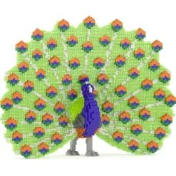 Jekca Games-- Peacock 01 - Big - Lego - Sculpture - Construction - 4D - Brick Animals - Toys - Avvenice
