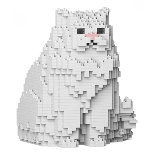 Jekca Games-- Persian Cat 01S-M01 - Lego - Sculpture - Construction - 4D - Brick Animals - Toys - Avvenice