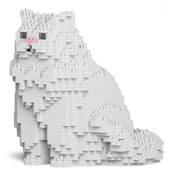 Jekca Games-- Persian Cat 01S-M01 - Lego - Sculpture - Construction - 4D - Brick Animals - Toys - Avvenice