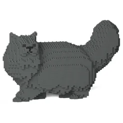 Jekca Games-- Persian Cat 02S-M02 - Lego - Sculpture - Construction - 4D - Brick Animals - Toys - Avvenice