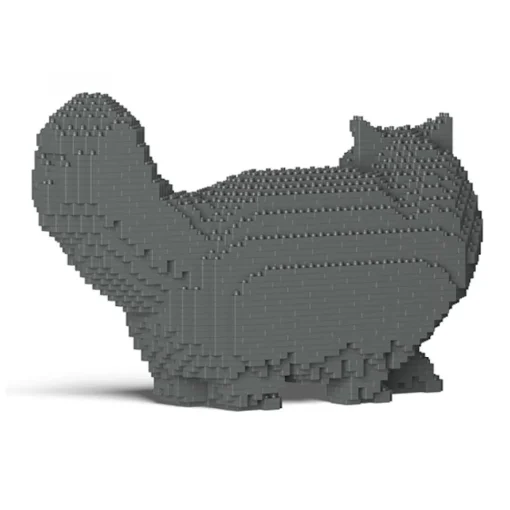 Jekca Games-- Persian Cat 02S-M02 - Lego - Sculpture - Construction - 4D - Brick Animals - Toys - Avvenice