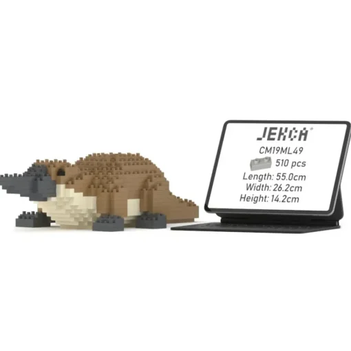 Jekca Games-- Platypus 01 - Big - Lego - Sculpture - Construction - 4D - Brick Animals - Toys - Avvenice