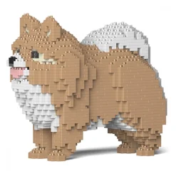 Jekca Games-- Pomeranian 02S-M01 - Lego - Sculpture - Construction - 4D - Brick Animals - Toys - Avvenice