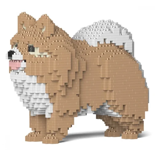 Jekca Games-- Pomeranian 02S-M01 - Lego - Sculpture - Construction - 4D - Brick Animals - Toys - Avvenice